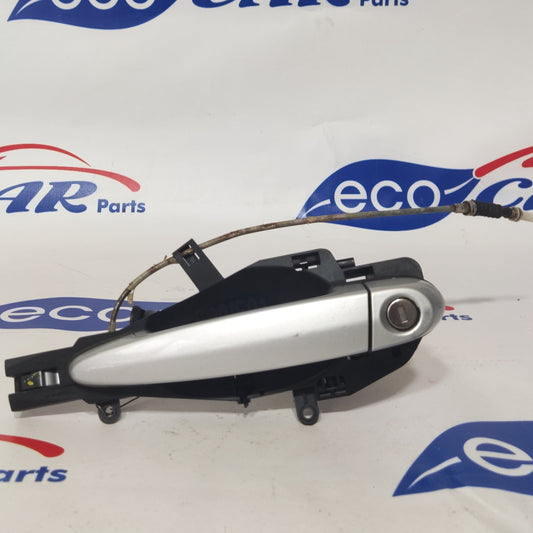 Left front external handle silver gray BMW series 3 2008 ecoAG438