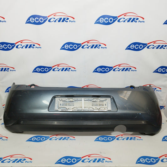 Dunkelgraue Heckstoßstange für Citroen C3 2009 mit Parksensoren ecoAC651