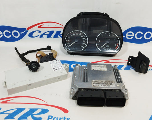 Komplettes Zündsystem mit Lenksäule für BMW 1er E87 2.0 D 90 kW, Baujahr 2006, Teilenummer: 0281012335 ecoAC705