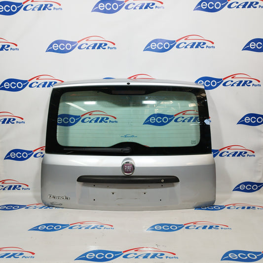 Silver gray tailgate Fiat Panda 2010 ecoAC734