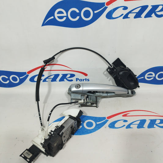 Gray left front external handle complete with lock and internal handle Peugeot Partner 2012 / Citroen Berlingo ecoAC761