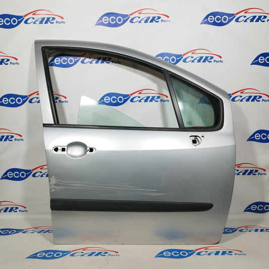 Silver gray right front door Renault Modus 2008 ecoAC844