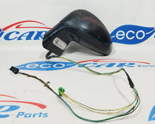 Schwarzer linker Außenspiegel für Citroën C4, Baujahr 2006, 2-polig, 5-adrig, Code: 96467083 ecoAC927