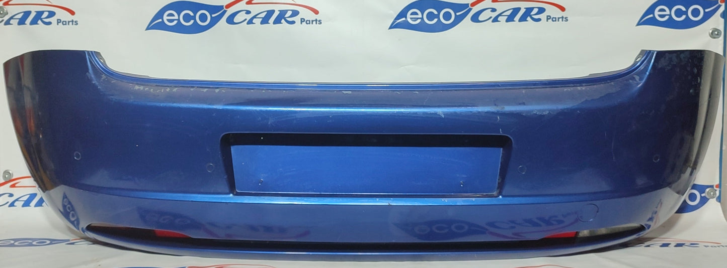 Fiat Grande Punto blue rear bumper with ecoAG667 parking sensors