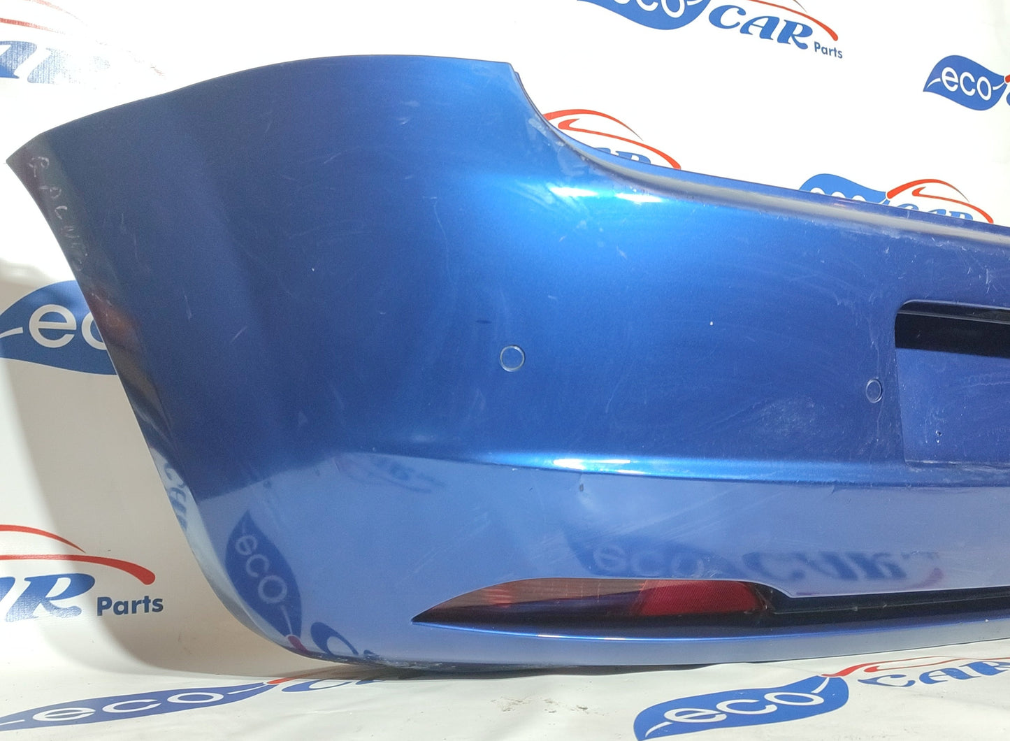 Fiat Grande Punto blue rear bumper with ecoAG667 parking sensors