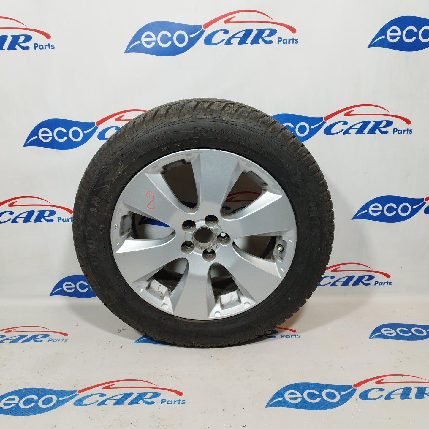 17-inch alloy wheels with Subaru Outback 2012 ecoAC956 tires