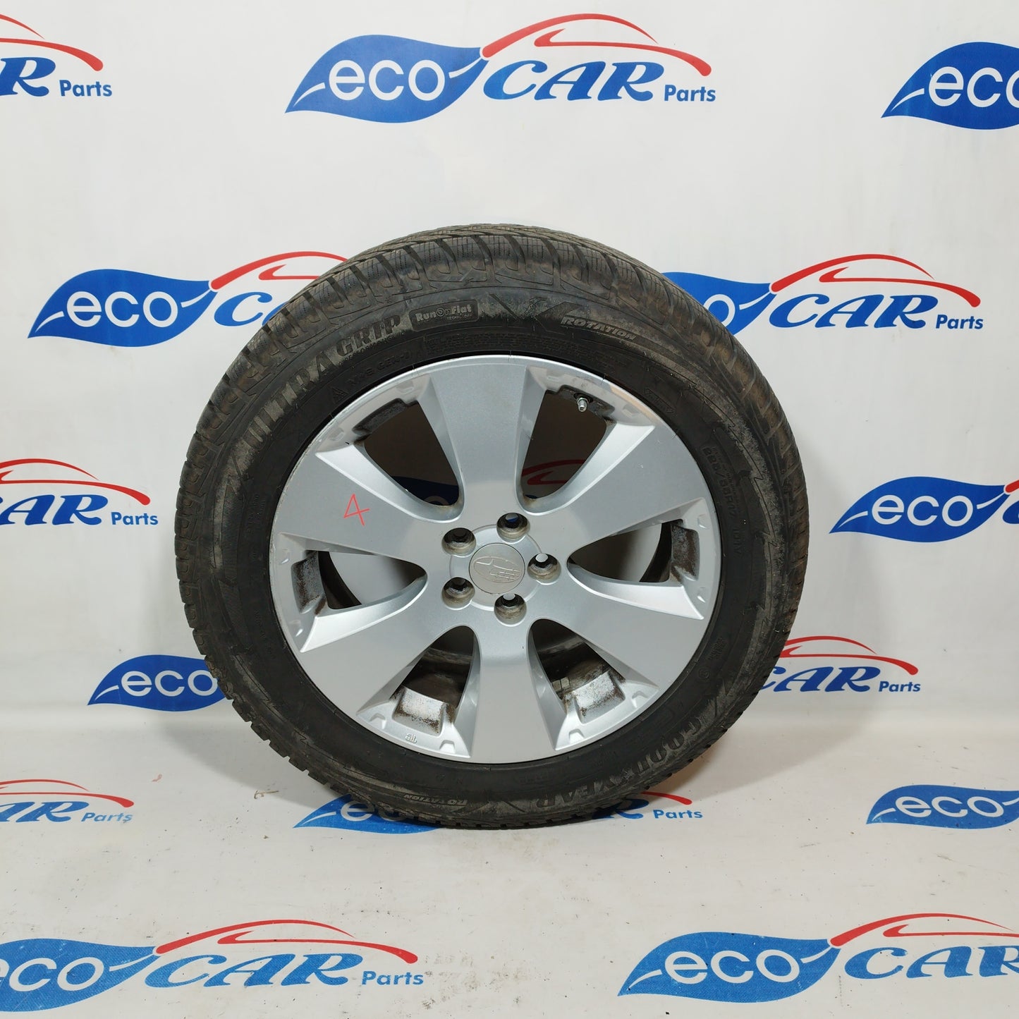 17-inch alloy wheels with Subaru Outback 2012 ecoAC956 tires