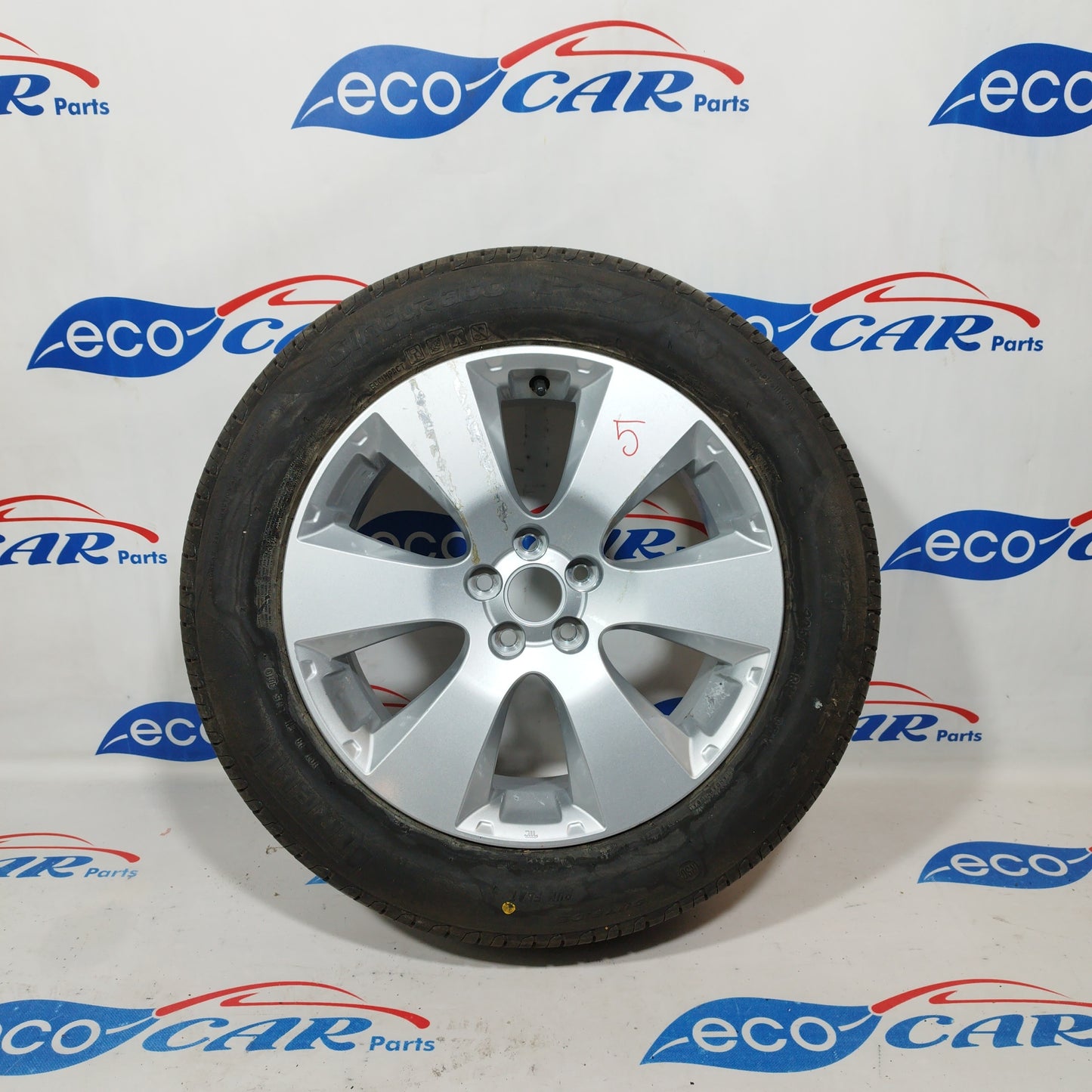 17-inch alloy wheels with Subaru Outback 2012 ecoAC956 tires