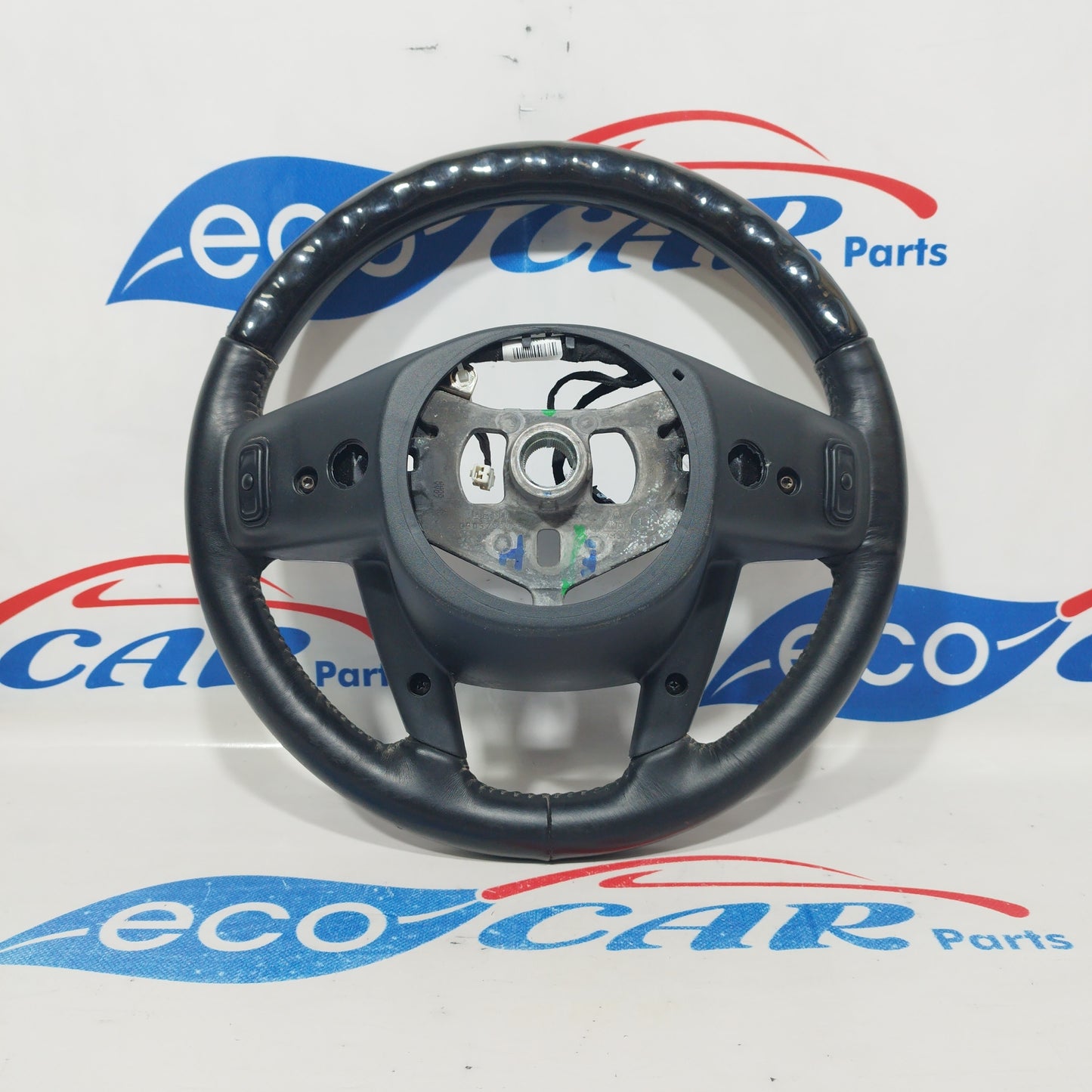 Steering wheel with leather and briar controls Lancia Thema 2014 cod. 05057580 ecoaAC1104