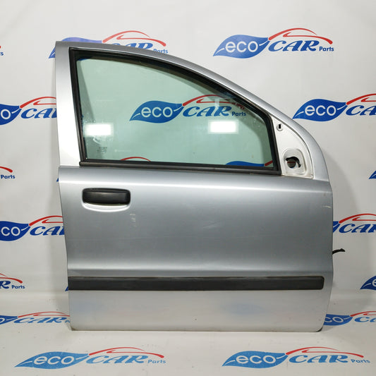 Silver gray right front door Fiat Panda 2005 ecoAC1201