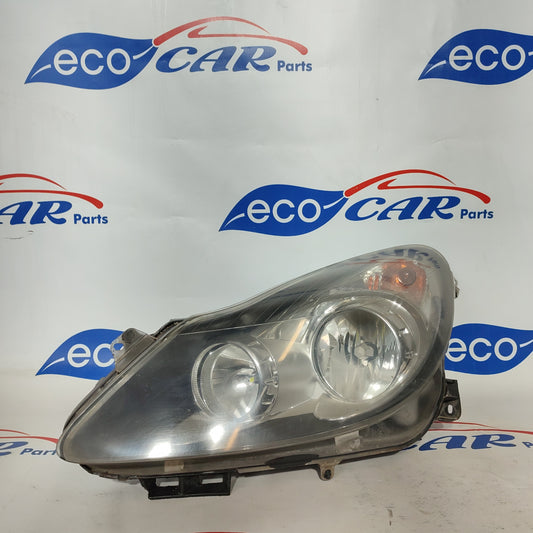 Fanale anteriore sx Opel Corsa D fondo nero ecoAG784