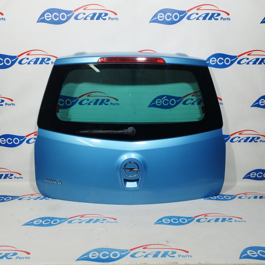 Opel Agila 2008 ecoAC1288 blaue Heckklappe