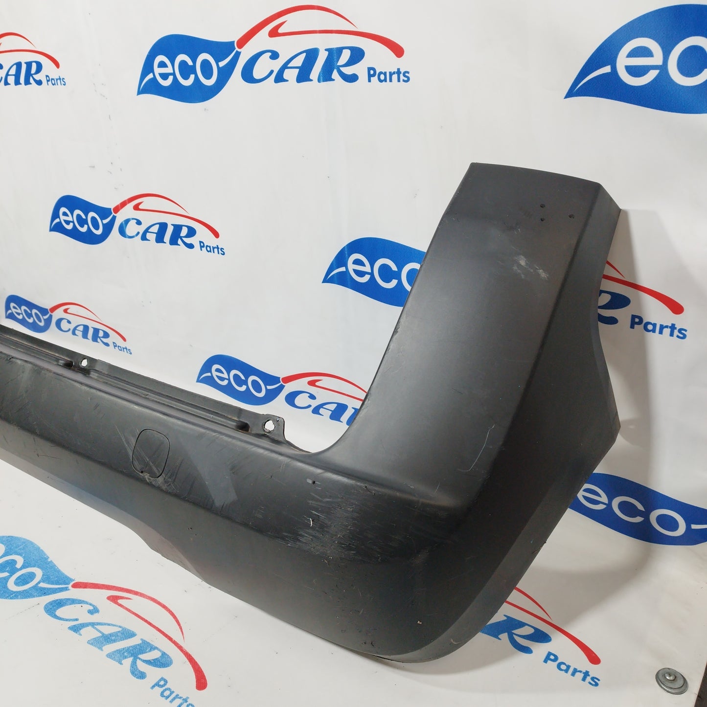 Schwarzer Kunststoff-Heckstoßfänger (inkl. Innenhalterung) Fiat Qubo/Fiorino 2011 Code 1309565070 ecoAC1415
