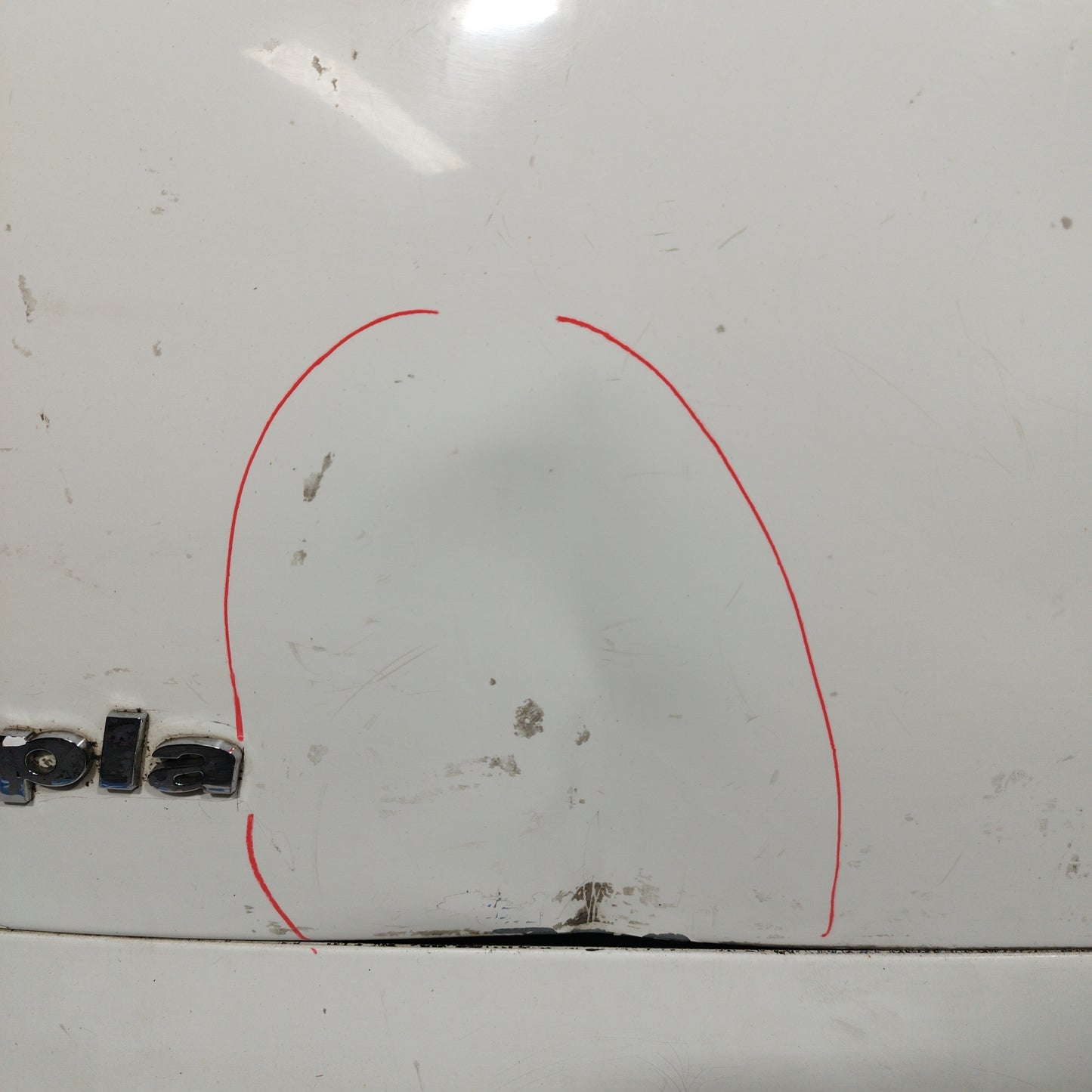 Portellone bianco fiat Multipla 2008 ecoac1421