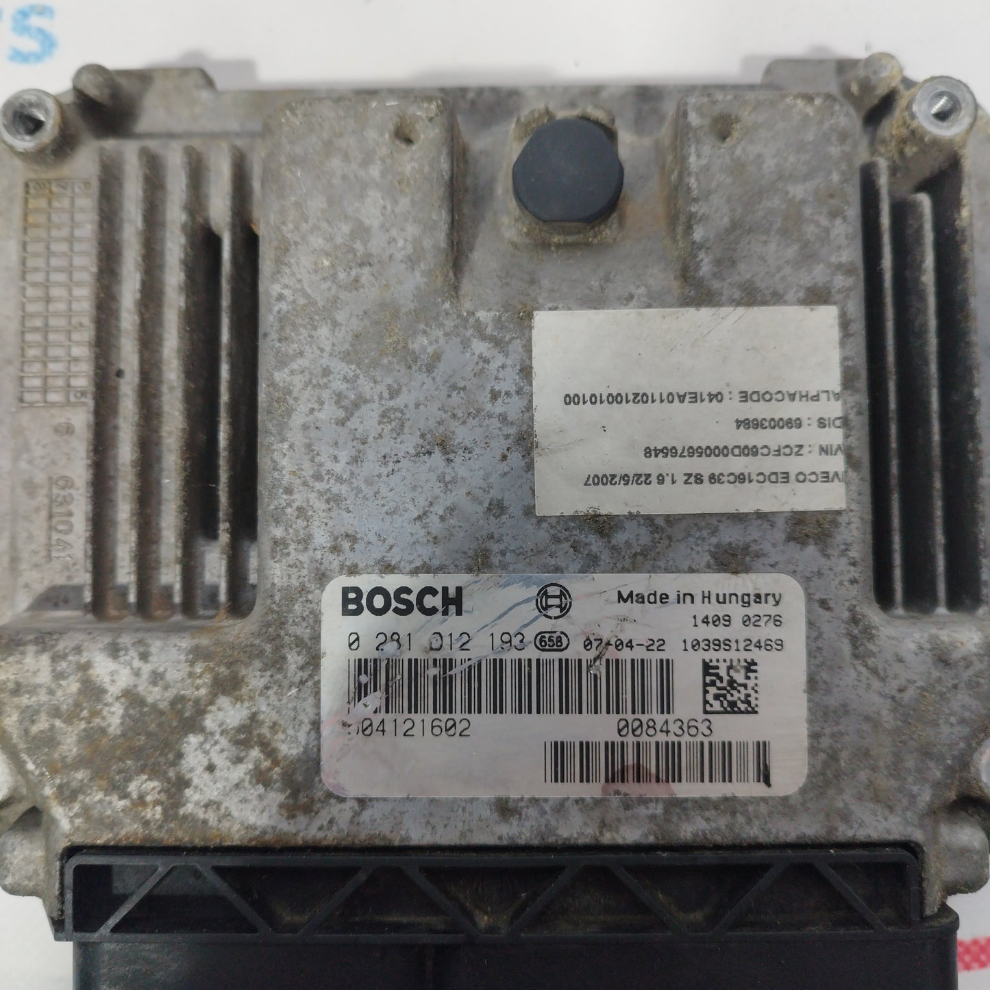 Zündanlage Iveco Daily C15 2006 3.0 HDI Bosch Code 0281012193 ecoAC1446