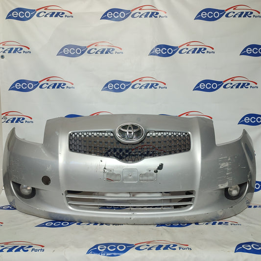 Silver gray front bumper Toyota Yaris 2008 ecoAG830