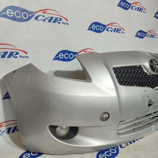 Silver gray front bumper Toyota Yaris 2008 ecoAG830