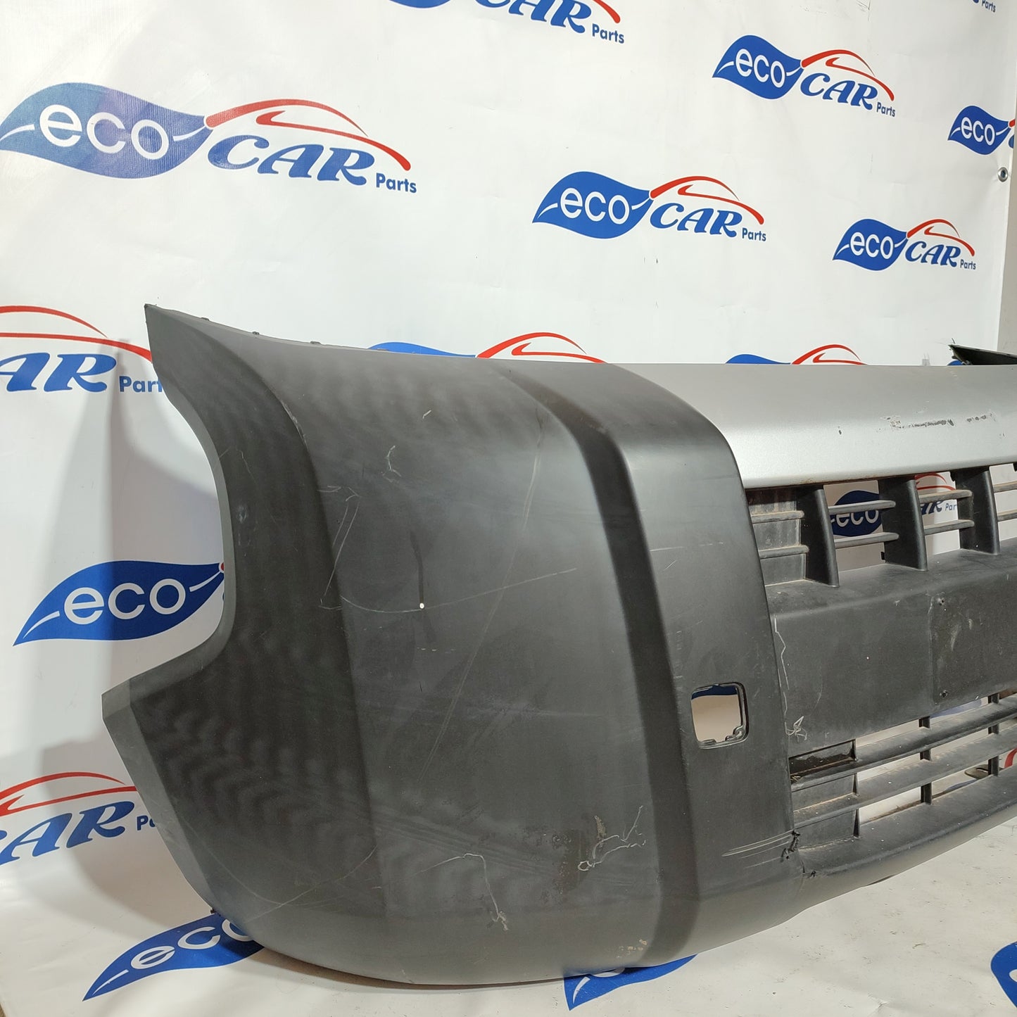 Black plastic front bumper for Fiat Fiorino 2011 (various scratches) ecoAG864