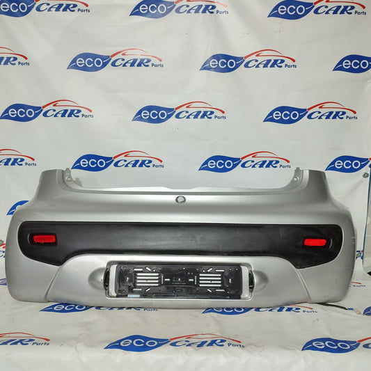 Rear bumper Citroen C1 2006 silver gray ecoAG877