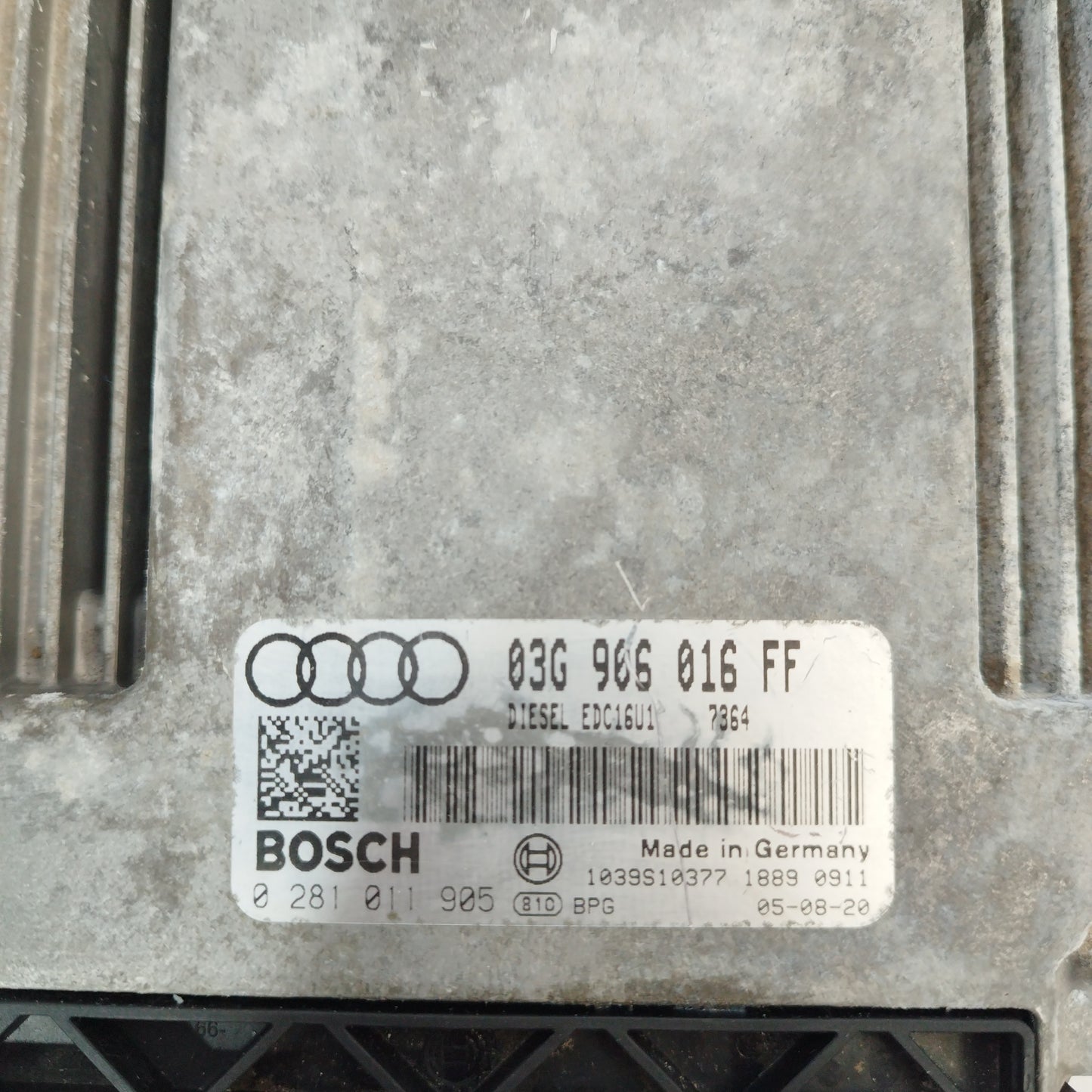 Zündanlage Audi A3 Sportback 2007 2.0 TDI 140 PS Bosch 0281011905 ecoAC1615