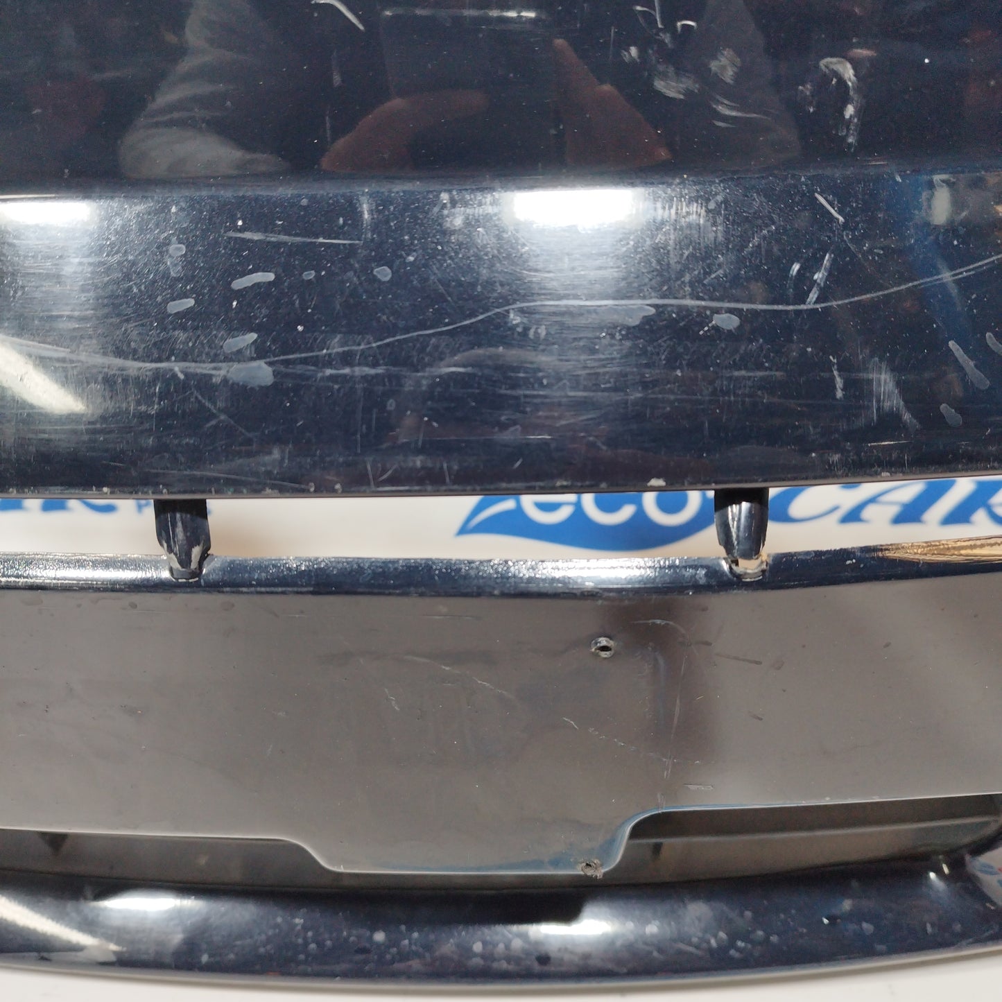 Midnight blue front bumper Fiat Panda 2005 code 735316603 ecoac1624