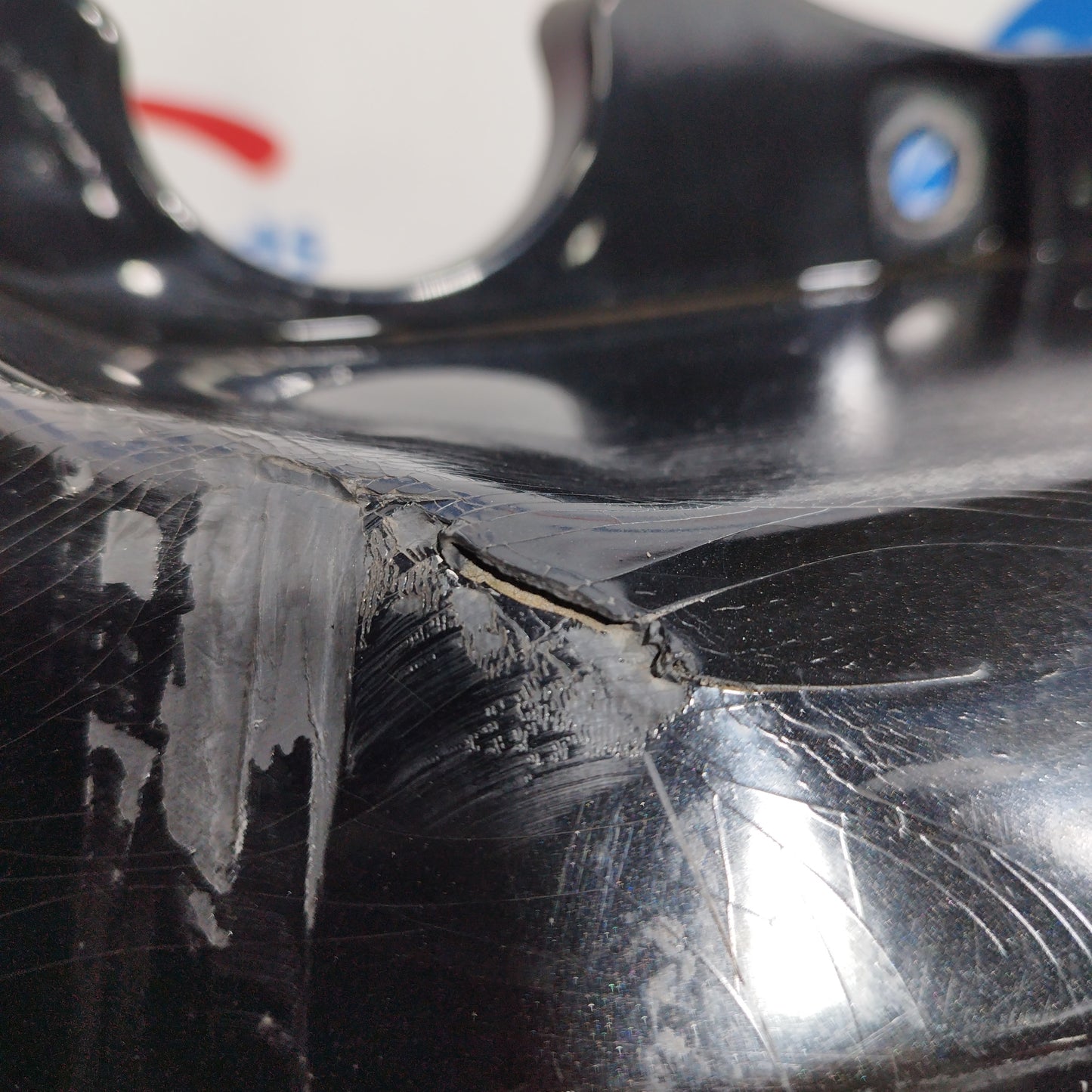 Black rear bumper Fiat Panda climbing 2010 code 735360728 ecoAC1626