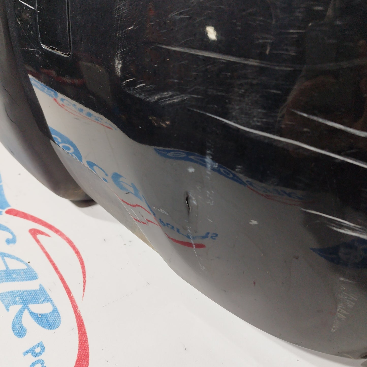 Black rear bumper Fiat Panda climbing 2010 code 735360728 ecoAC1626