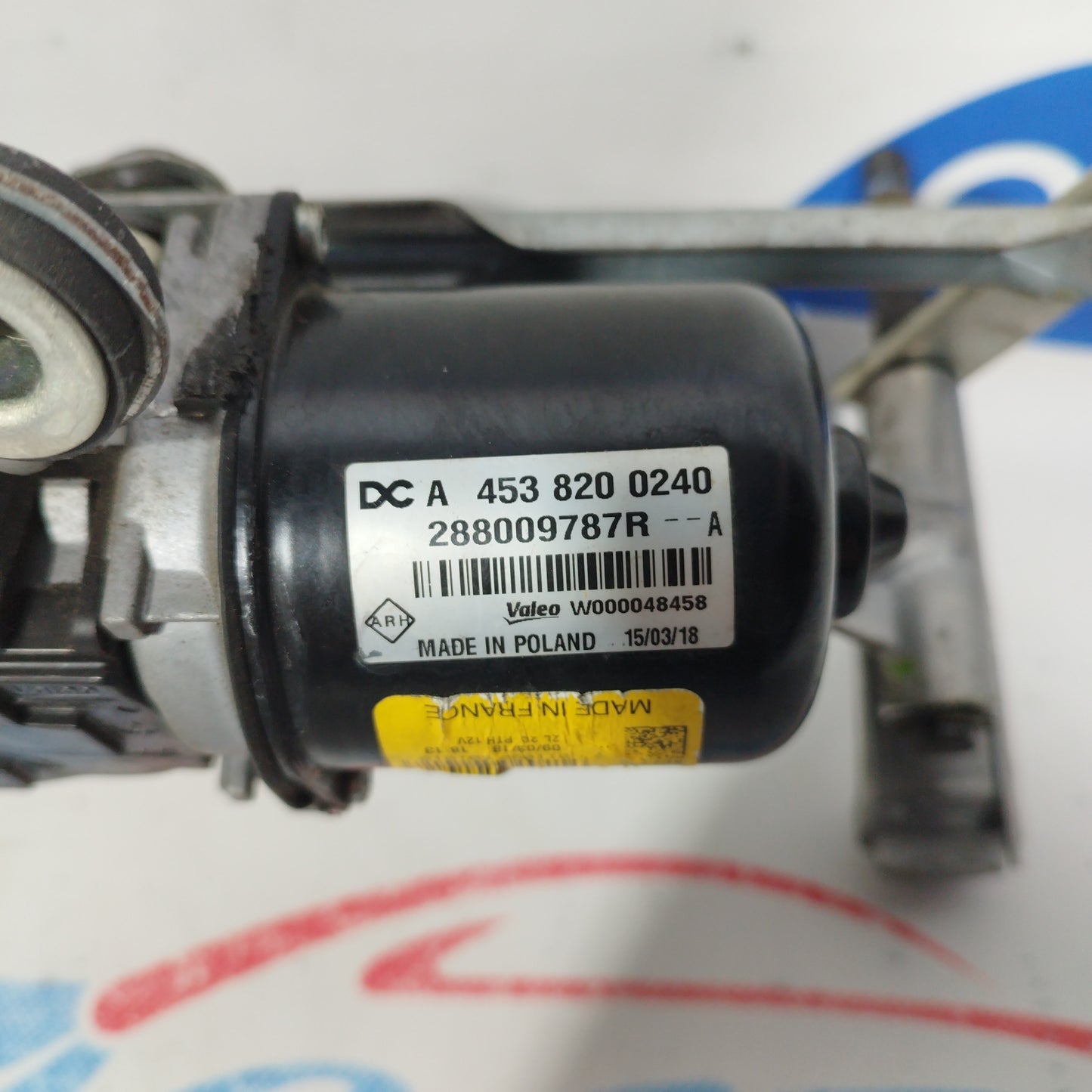 Front windshield wiper motor Smart Fortwo 453 2018 5 pin code a4538200240 ecoAC1705