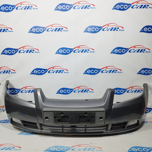 Dark gray front bumper Chevrolet Kalos 2007 code 96481324 ecoAC1730