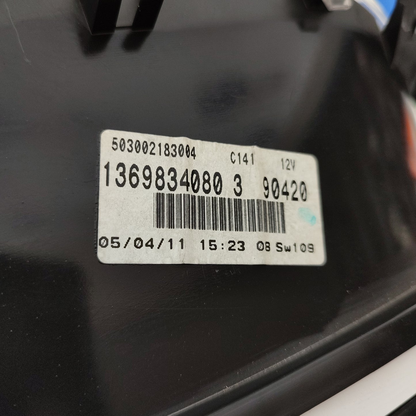 Instrument panel Fiat Fiorino 2011 1.3mtj code 1369834080 ecoAG937