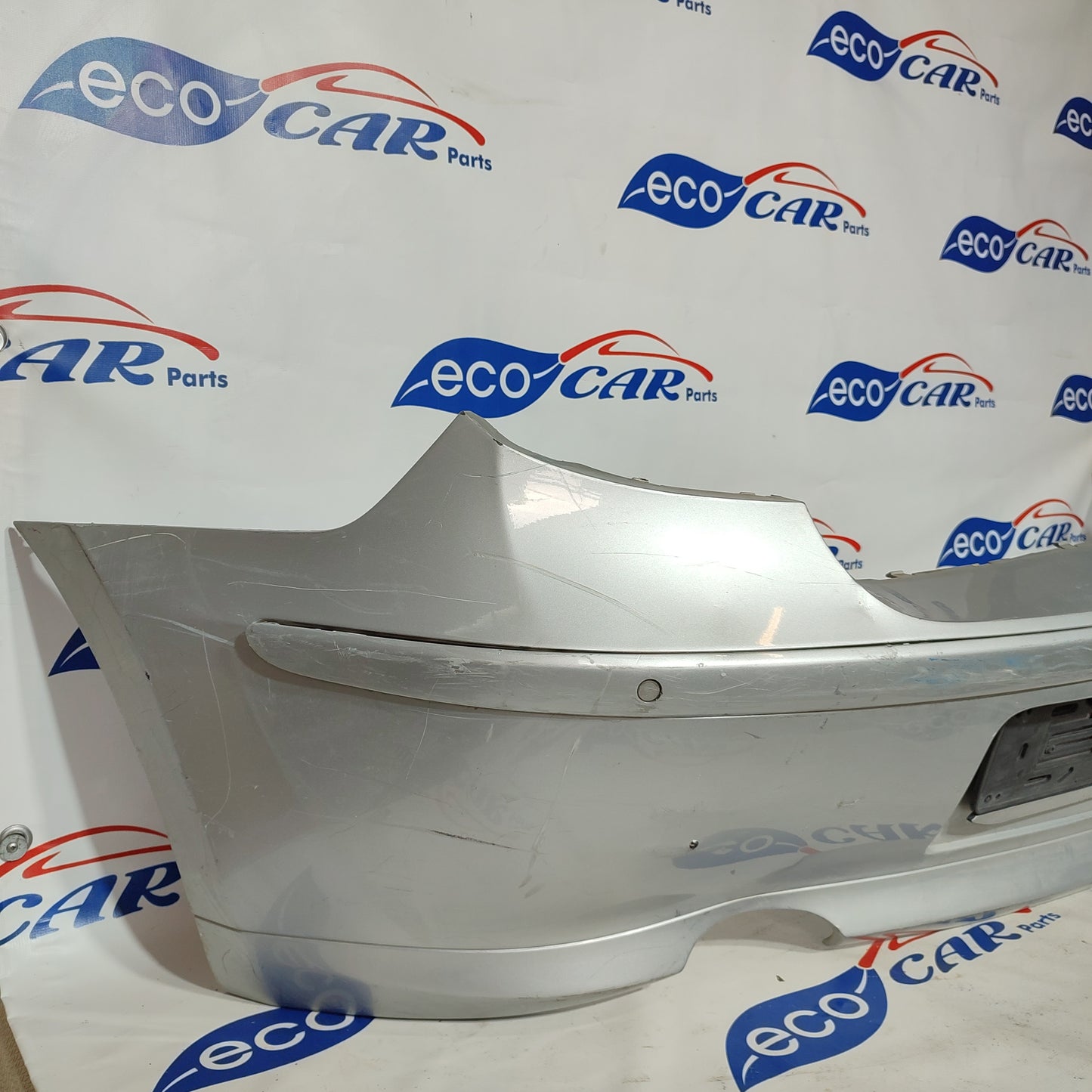 Rear bumper with silver gray sensors Bmw Serie 1 2008 ecoAG986