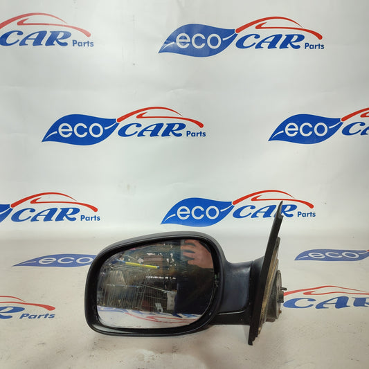 Left electric black plastic 5 pin mirror Land Rover Freelander 2001 ecoAG993