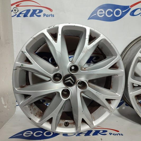 17" alloy wheels Citroen C4 2009 code 9684260580 ecoAG1001