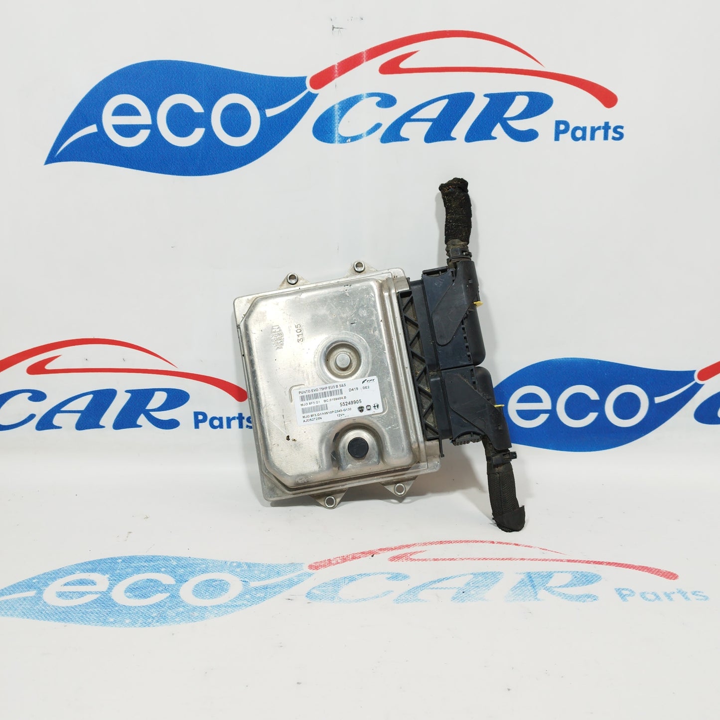 Centralina motore Fiat Punto Evo 2012 1.3 mtj 75 cv codice: mjd8f3.g1/55249905 ecoAC2065