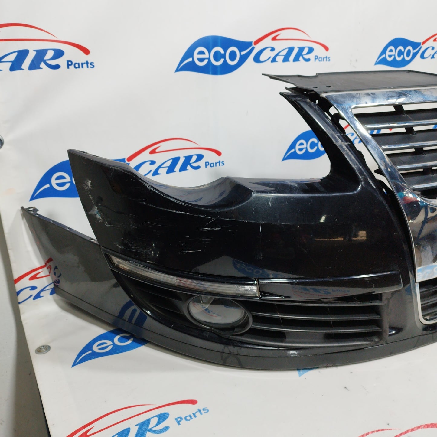Black front bumper Volkswagen Passat 2009 ecoAC2076