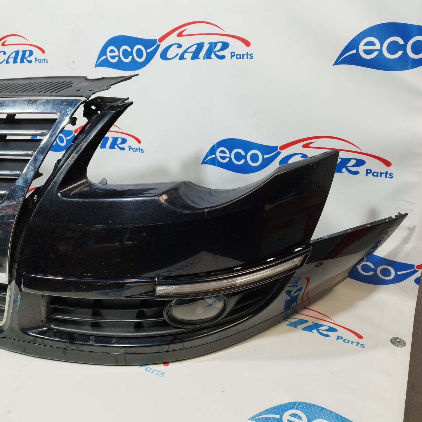Black front bumper Volkswagen Passat 2009 ecoAC2076