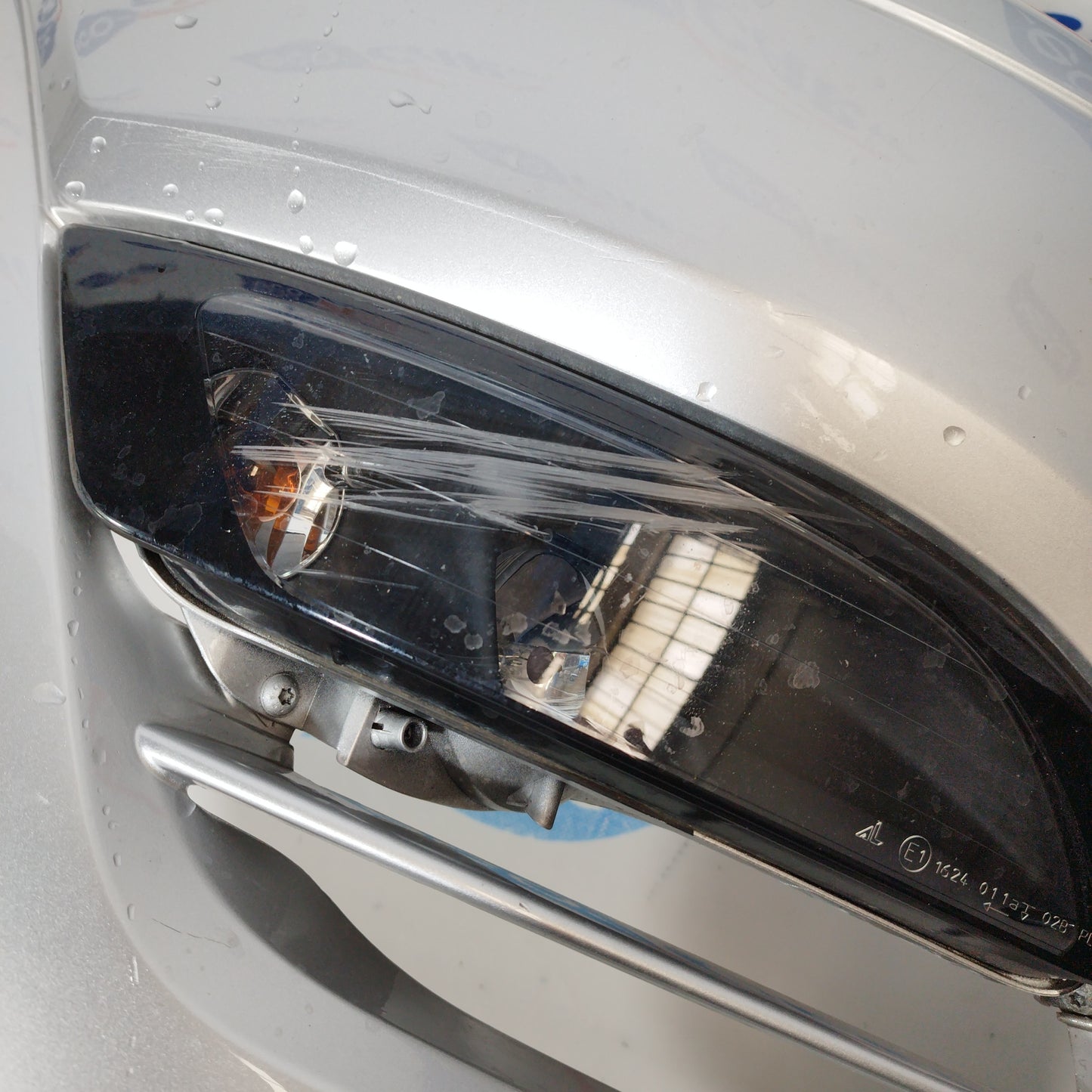 Rechter vorderer Kotflügel, silbergrau, Smart Forfour 2005 ecoAC2095