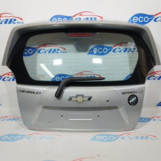 Silver gray tailgate Chevrolet Spark 2009 ecoAC2356