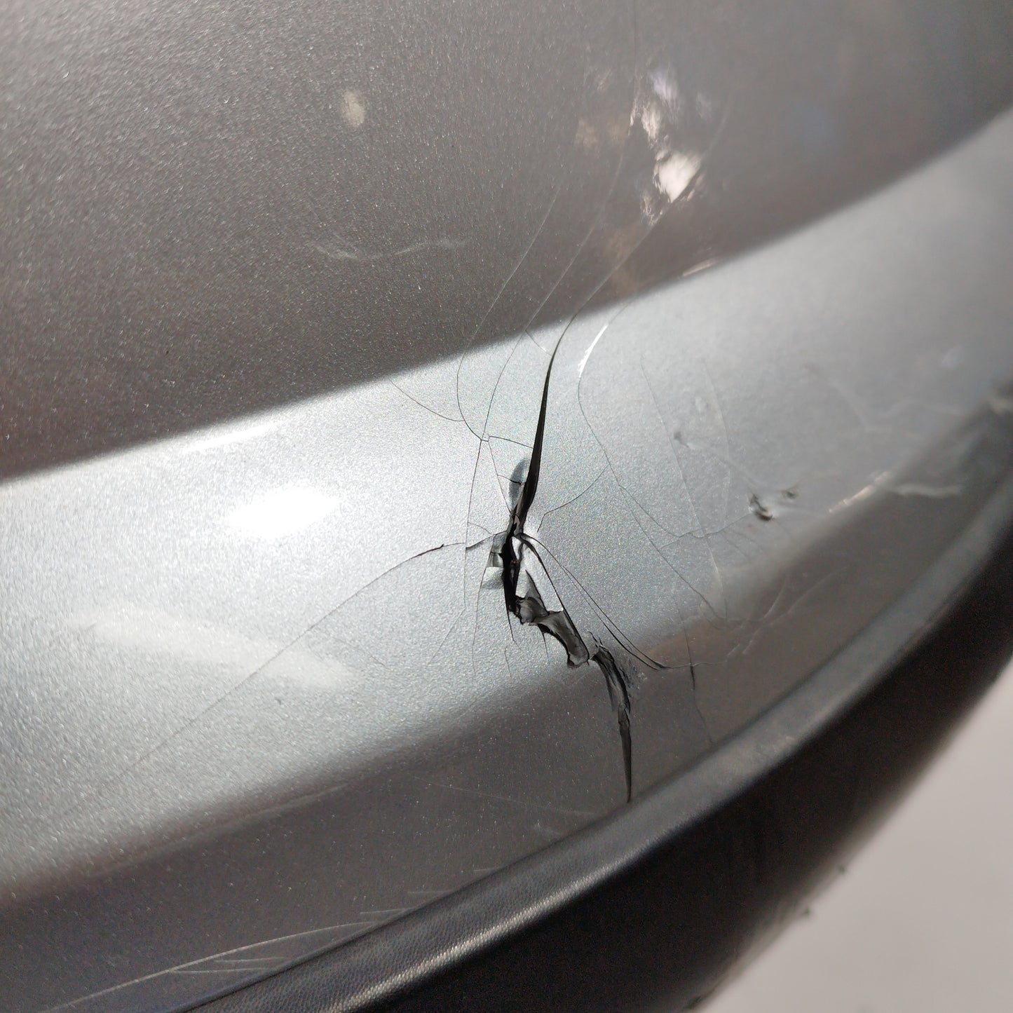 Paraurti anteriore grigio argento Citroen C3 pluriel 2005 ecoAC2393