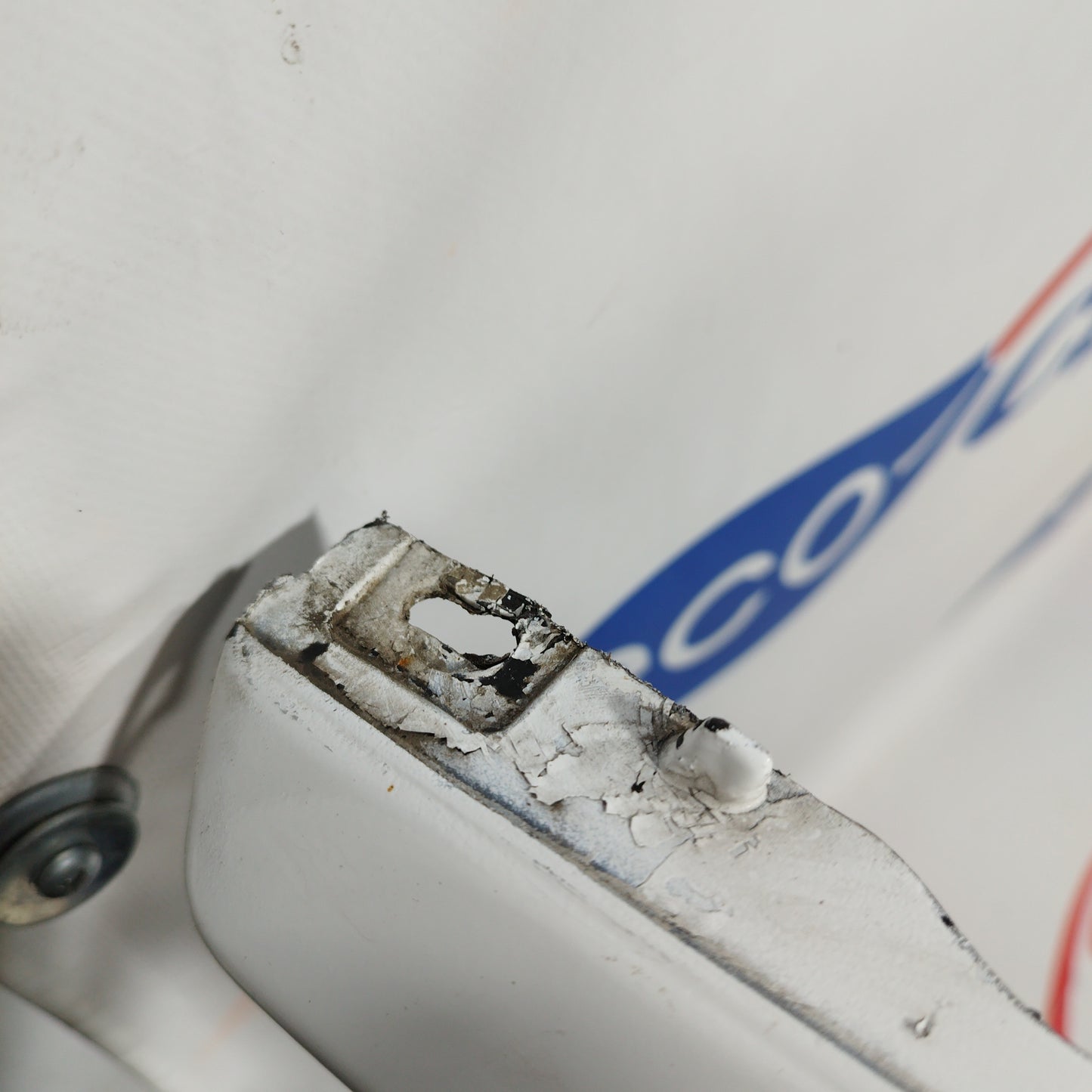 White rear bumper Fiat Scudo 2010 ecoAC2400