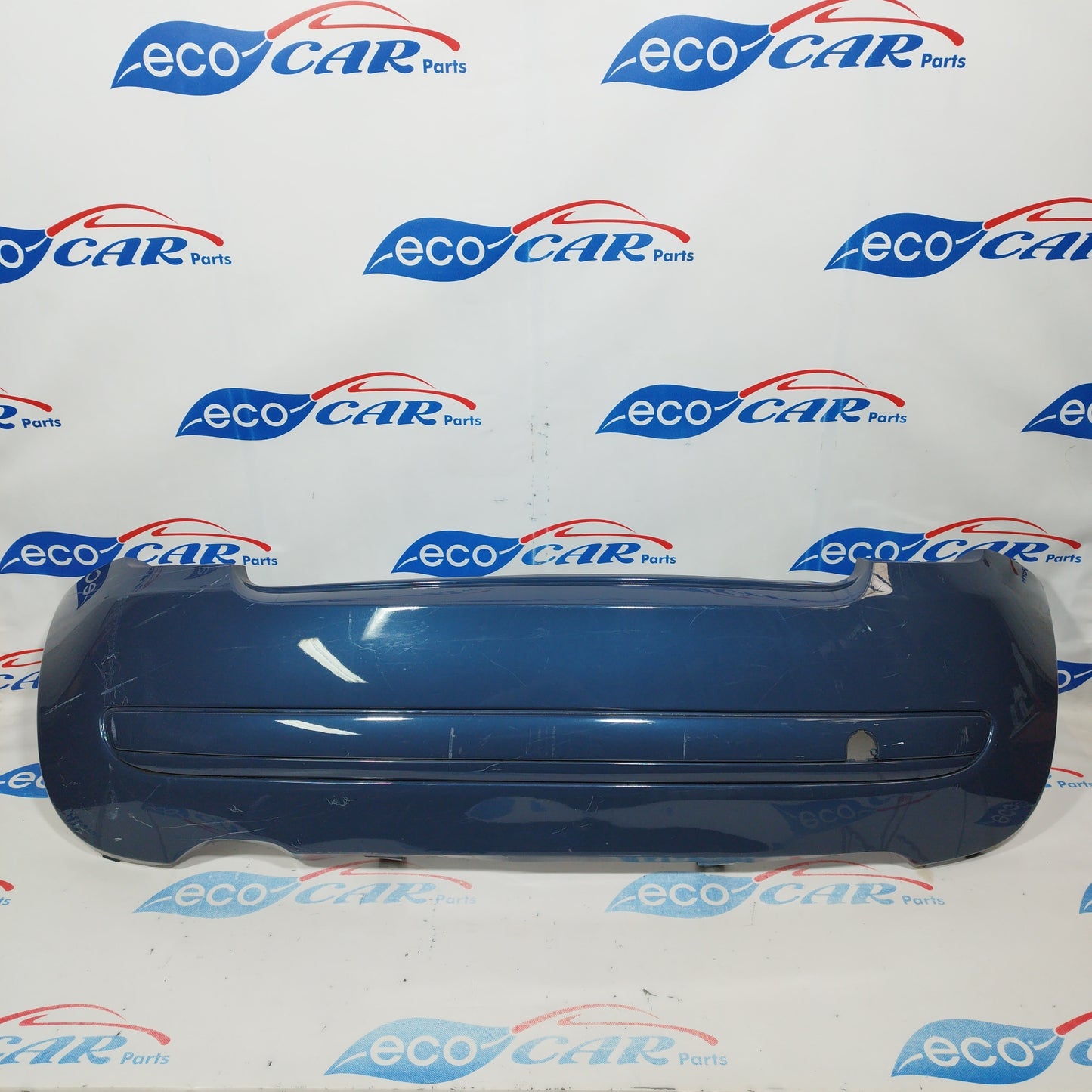 Paper blue rear bumper Fiat 500 2012 code 735425627 ecoAC2409