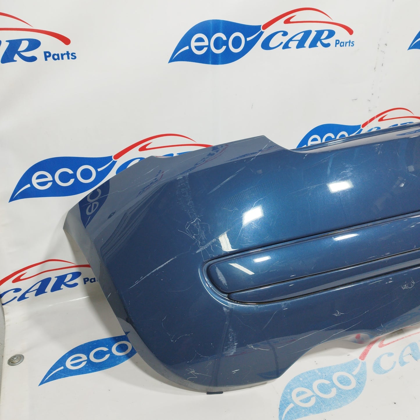 Paper blue rear bumper Fiat 500 2012 code 735425627 ecoAC2409