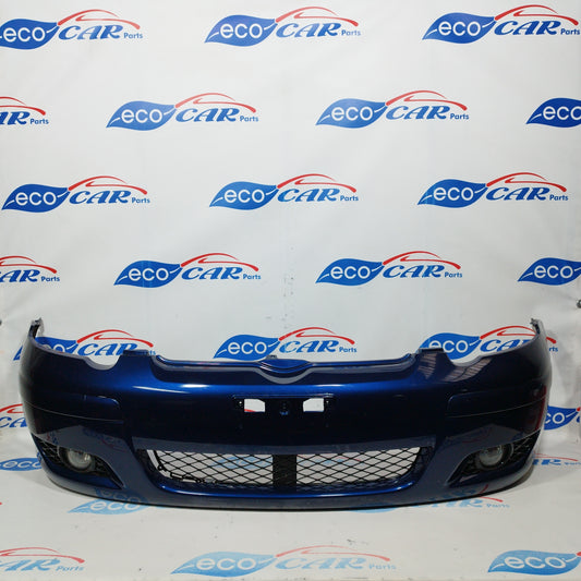 Midnight blue front bumper Toyota Yaris restyling 2005 code: 52119-0D090 ecoAC2418