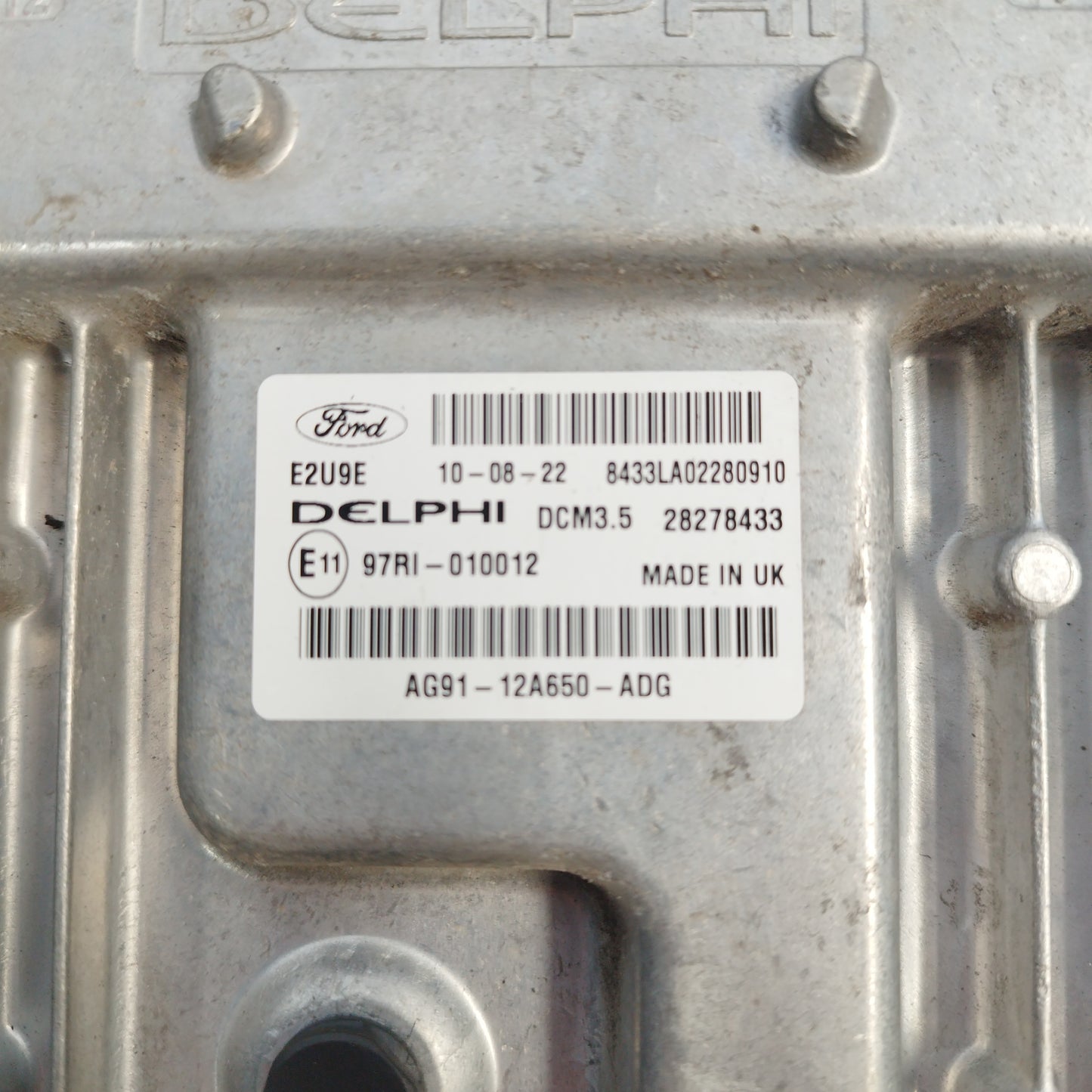 Ford Mondeo 2.0tdci 2010 Zündkit Delphi Code AG91-12A650-ADG ECOAC2565