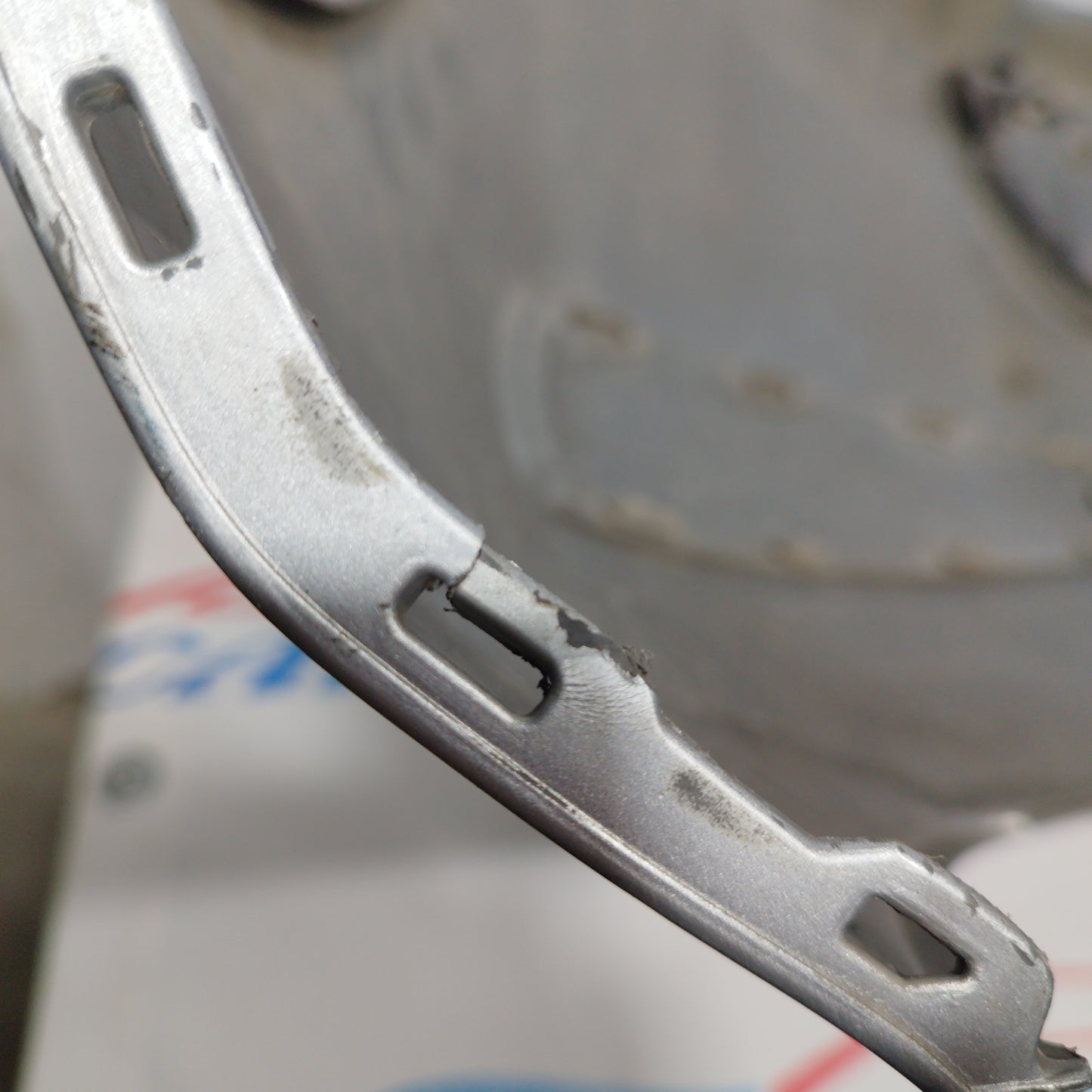 Silver gray front bumper Toyota Aygo 2008 ecoAC2594