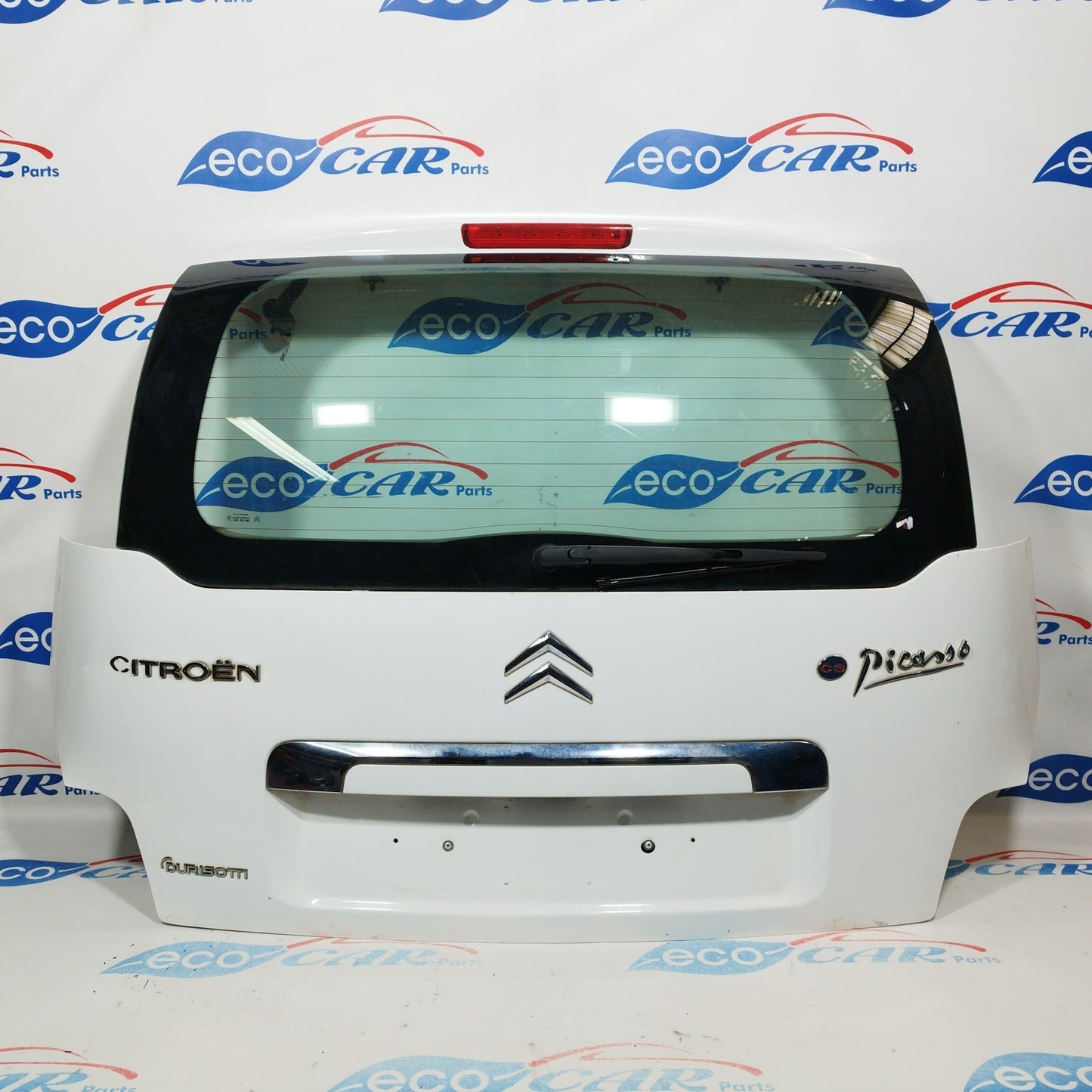 Weiße Heckklappe Citroen C3 Picasso 2011 ecoAC2602