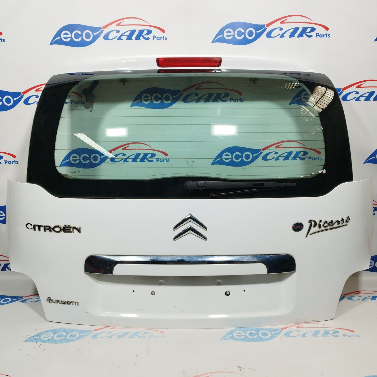Weiße Heckklappe Citroen C3 Picasso 2011 ecoAC2602
