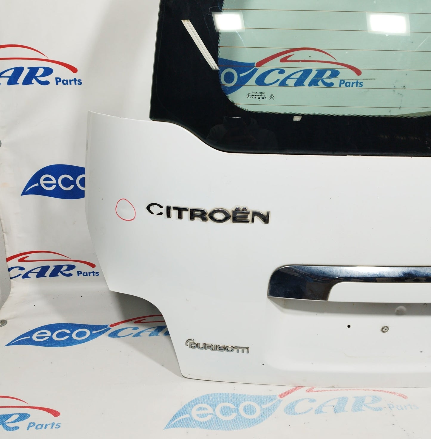 Weiße Heckklappe Citroen C3 Picasso 2011 ecoAC2602