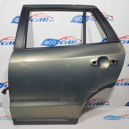 Light green left rear door Hyundai Santa Fe 2006 ecoAC2631