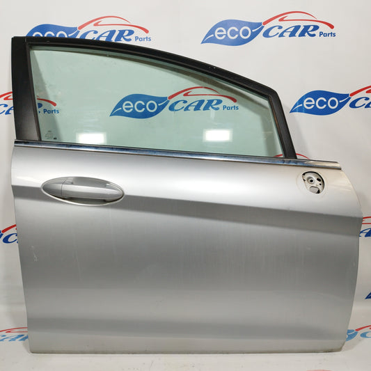Silver gray right front door Ford Fiesta 2009 ecoAC2666